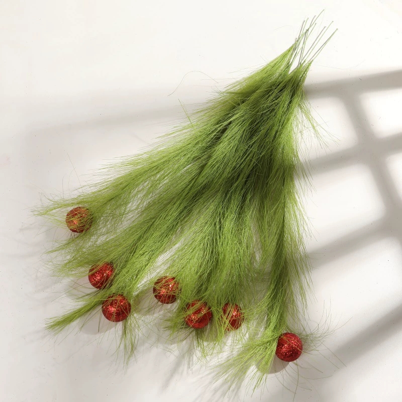 クリスマスツイストグリーンブランチエルフデコレーション、グリ - Pampas Grass Decor のレビューと価格