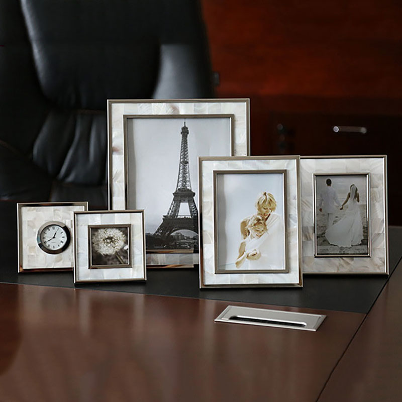 装飾的な写真のフレーム,ヨーロッパのシェル,金のフレーム,ポ - Bamboo Photo Frame のレビューと価格
