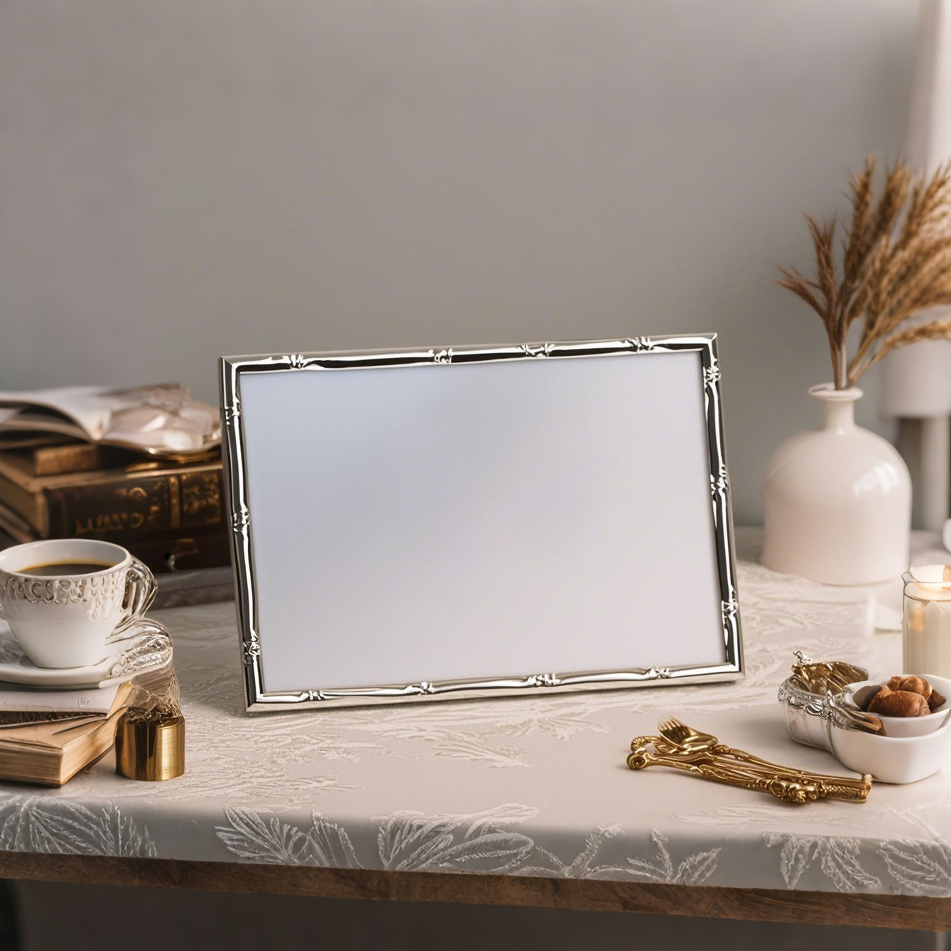 アルミ製ヨーロピアンフォトフレーム 6/7/8/10インチ  - Bamboo Photo Frame のレビューと価格